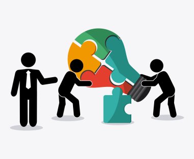 Ekip çalışması simgeleri tasarım