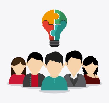 Ekip çalışması simgeleri tasarım