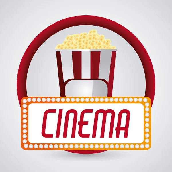 Cine y diseño de películas — Vector de stock