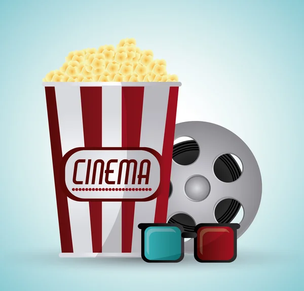 Cinema e design cinematografico — Vettoriale Stock