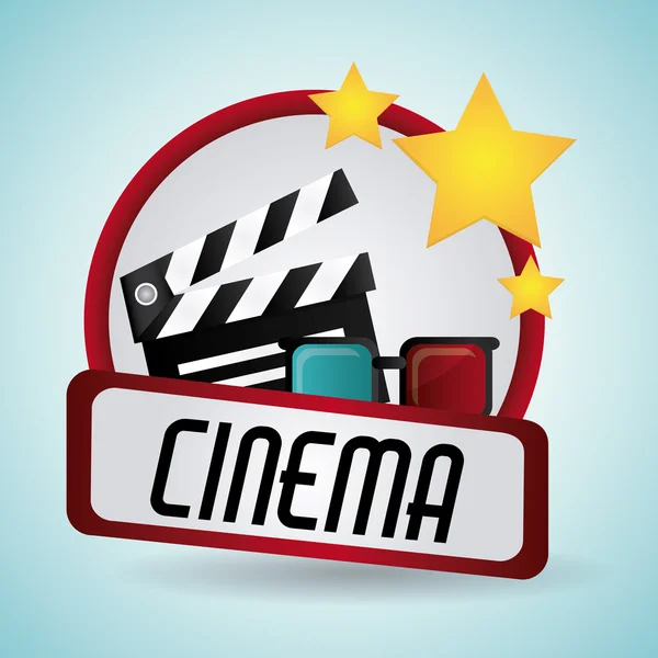 Cinema e design cinematografico — Vettoriale Stock