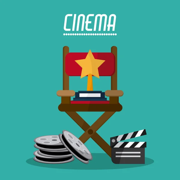 Cinema e design de filmes — Vetor de Stock