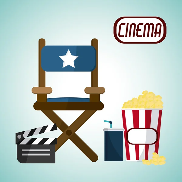 Cinema e design de filmes — Vetor de Stock