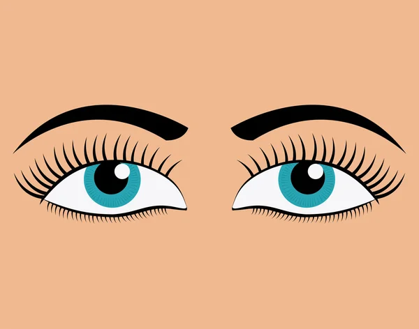 Ausdrucksstarkes Augendesign — Stockvektor