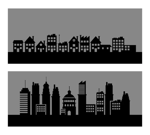 Design City Skyline — Image vectorielle