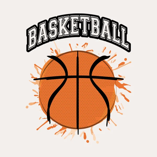 Basketball icon design — Stock Vector