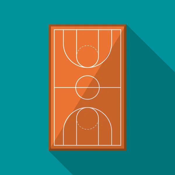 Conception icône de basket-ball — Image vectorielle