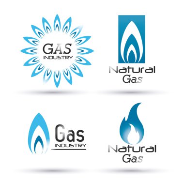 Natural gas design clipart