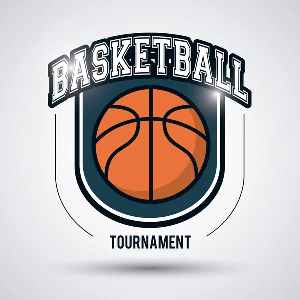 Basketbal pictogram ontwerp — Stockvector