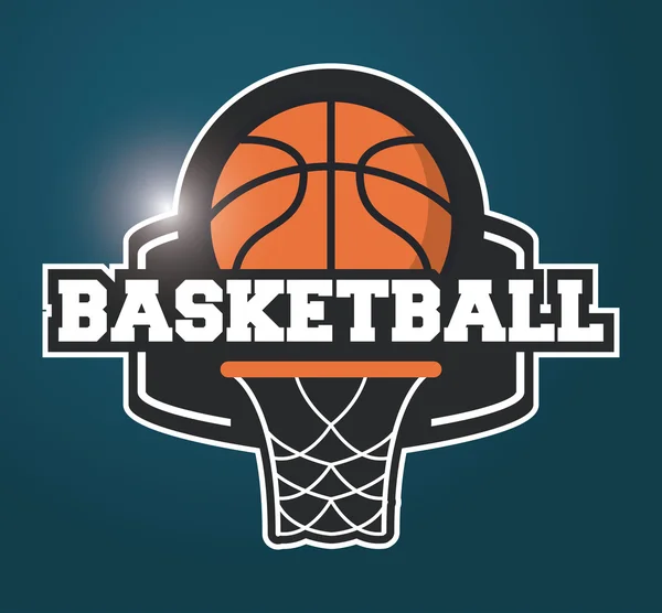 Icon дизайн баскетбол — стоковий вектор