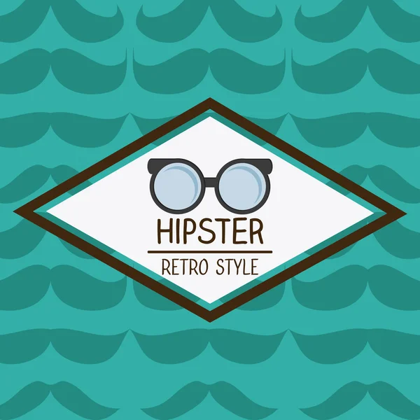 Hipster stil design — Stock vektor