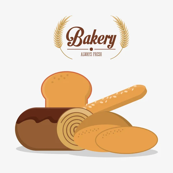 Bageri ikon design — Stock vektor