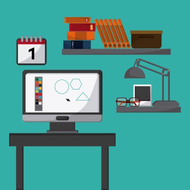 Ofis simgeleri tasarım