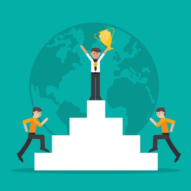 Rekabet simgesi tasarım