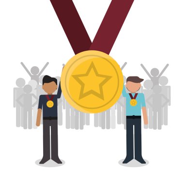 Rekabet simgesi tasarım