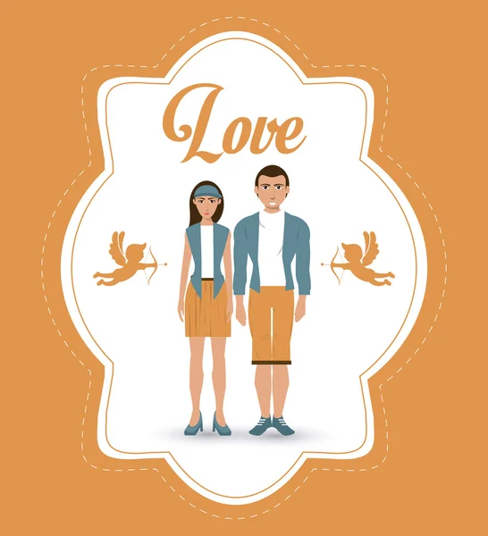 Design de ícone de amor — Vetor de Stock