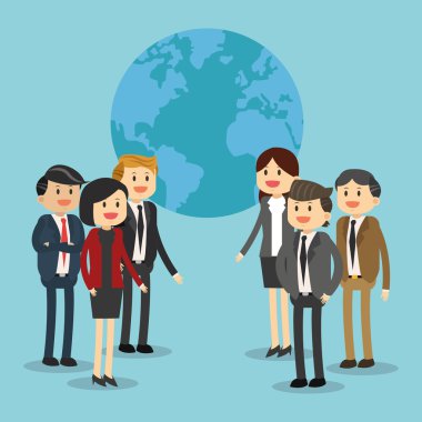 İş adamları simgesi tasarım