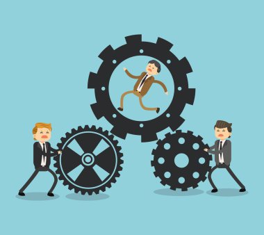 İş adamları simgesi tasarım