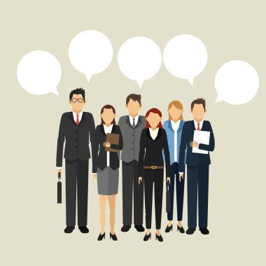 İş adamları simgesi tasarım