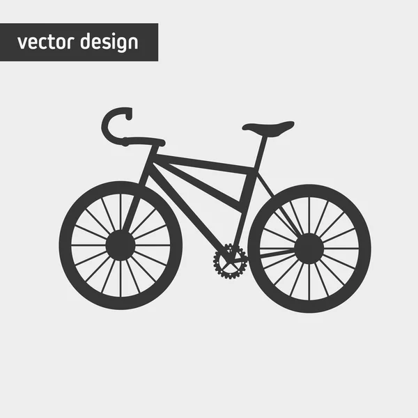 Conception de style de vie vélo — Image vectorielle