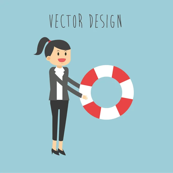 Icono de seguro diseño — Vector de stock