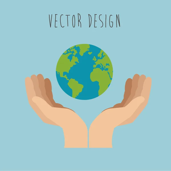 Enregistrer le design de la planète — Image vectorielle
