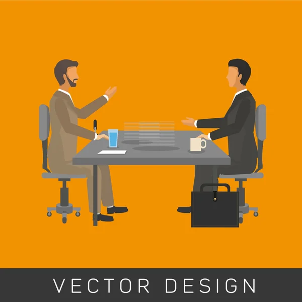 Design de ícone de empresários — Vetor de Stock
