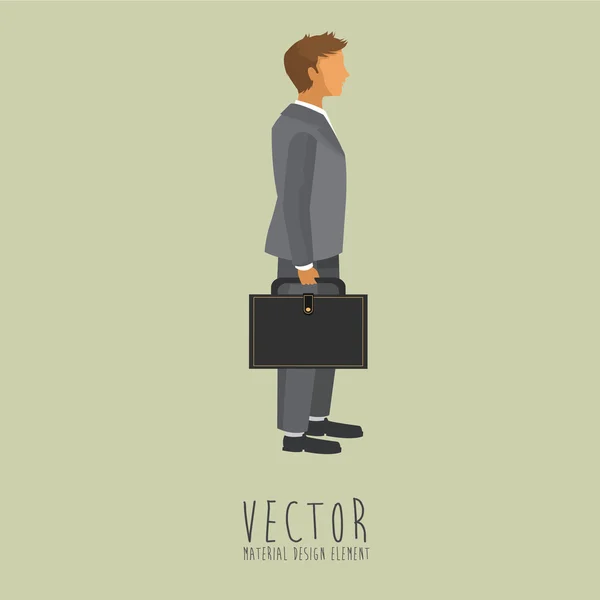 Diseño de iconos para empresarios — Vector de stock