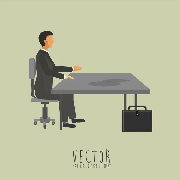 Design de ícone de empresários — Vetor de Stock