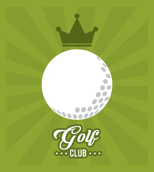 Diseño del club de golf — Vector de stock