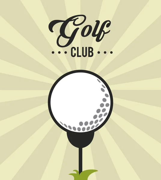 Conception de club de golf — Image vectorielle