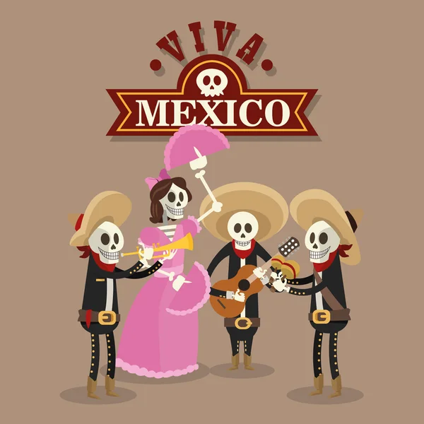 Diseño de cultura mexicana — Archivo Imágenes Vectoriales
