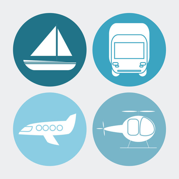 Дизайн иконки транспорта
