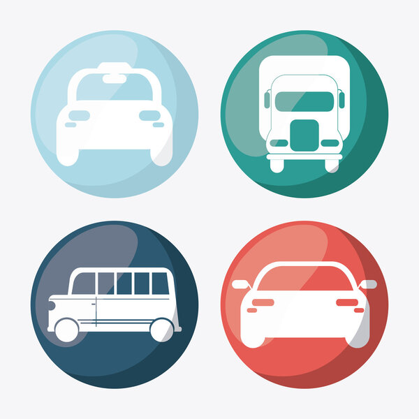 Transportation  icon design