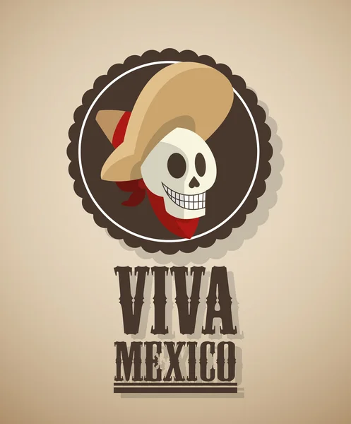 Diseño de cultura mexicana — Vector de stock