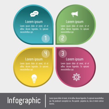 Infographic simgesi tasarım