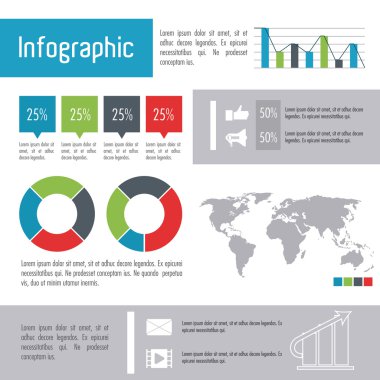 Infographic simgesi tasarım