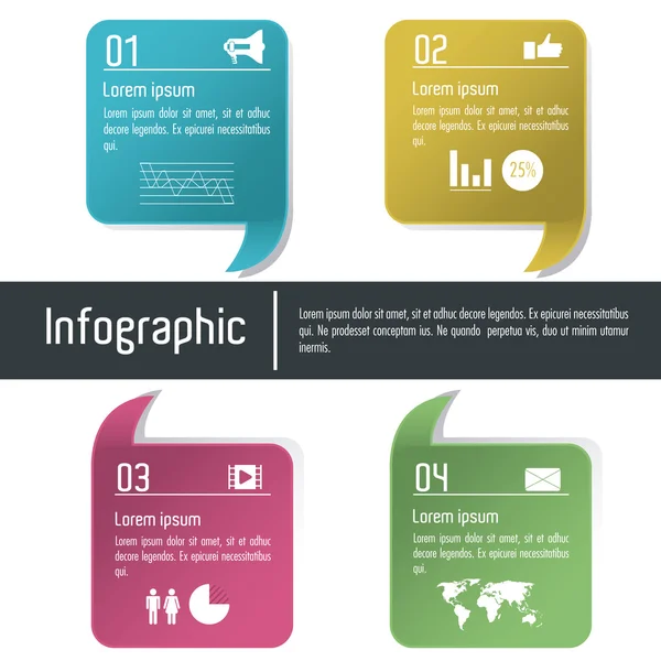 Design de ícone infográfico —  Vetores de Stock