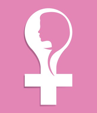 mutlu kadın gün tasarım