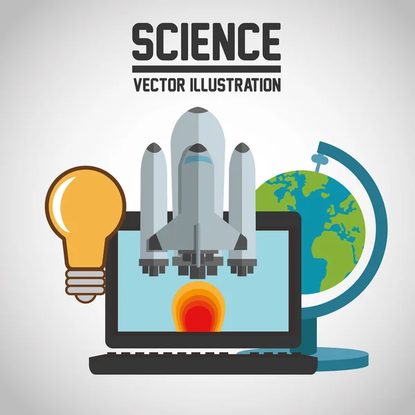 Conception d'icônes scientifiques — Image vectorielle