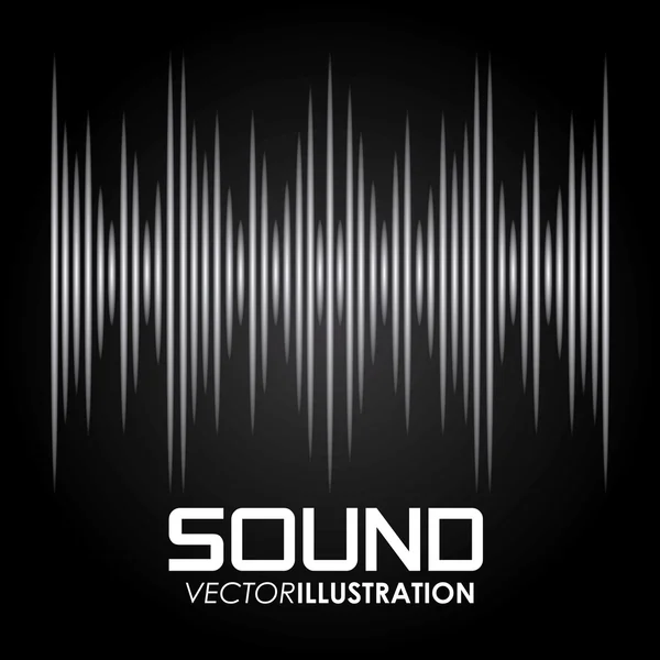 Musique et design sonore — Image vectorielle