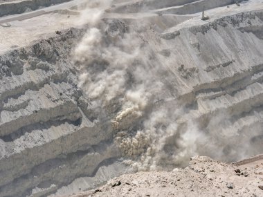 Şili bakır madeninin