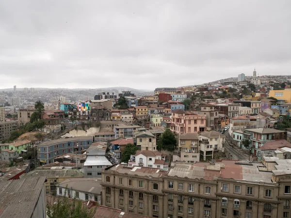 Vista sobre varlaraiso — Fotografia de Stock