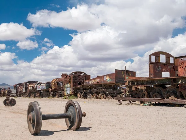 Tren mezarlıkta Uyuni, Bolivya