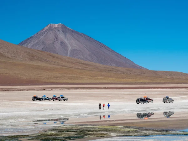 在安第斯山脉的公路旅行 — 图库照片