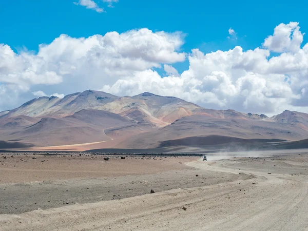 在安第斯山脉的公路旅行 — 图库照片