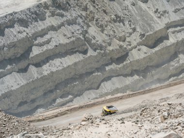 Şili bakır madeninin