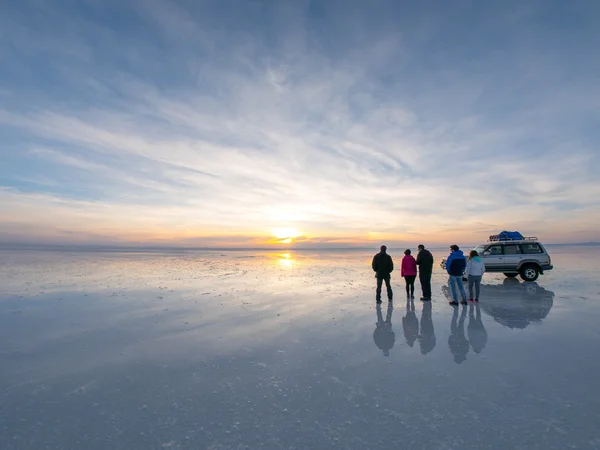 Salt lake Uyuni em Bolívia — Fotografia de Stock