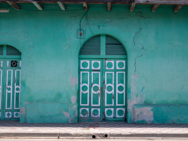 Entrance Door and Facade in Granada, Nicaragua