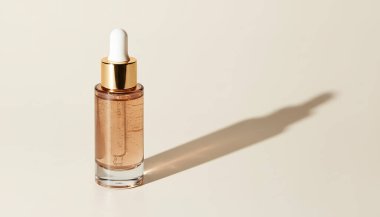 Beyaz ve altın arkaplan soyut zarif